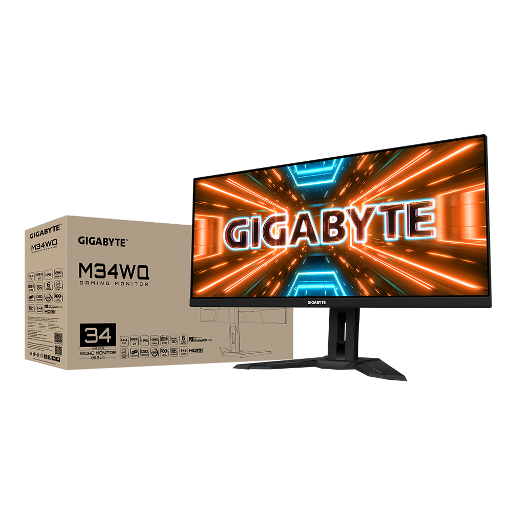MONITER GIGABYTE M34WQ MONITER GIGABYTE M34WQ